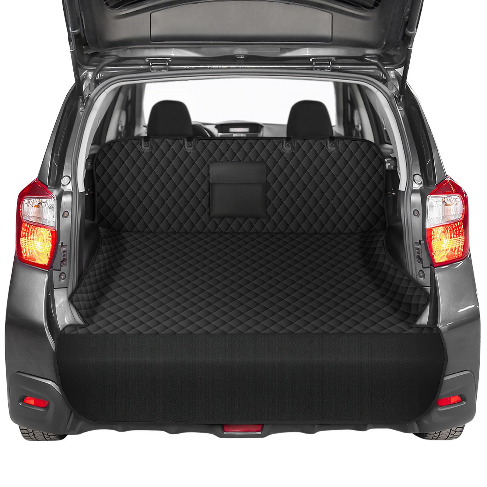 NECKORY SUV cargo liner waterproof-stitching protects cargo from spills.