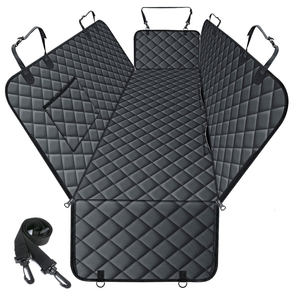 NECKORY Waterproof Dog Car Seat Cover back seat hammock protects upholstery from dirt and hair