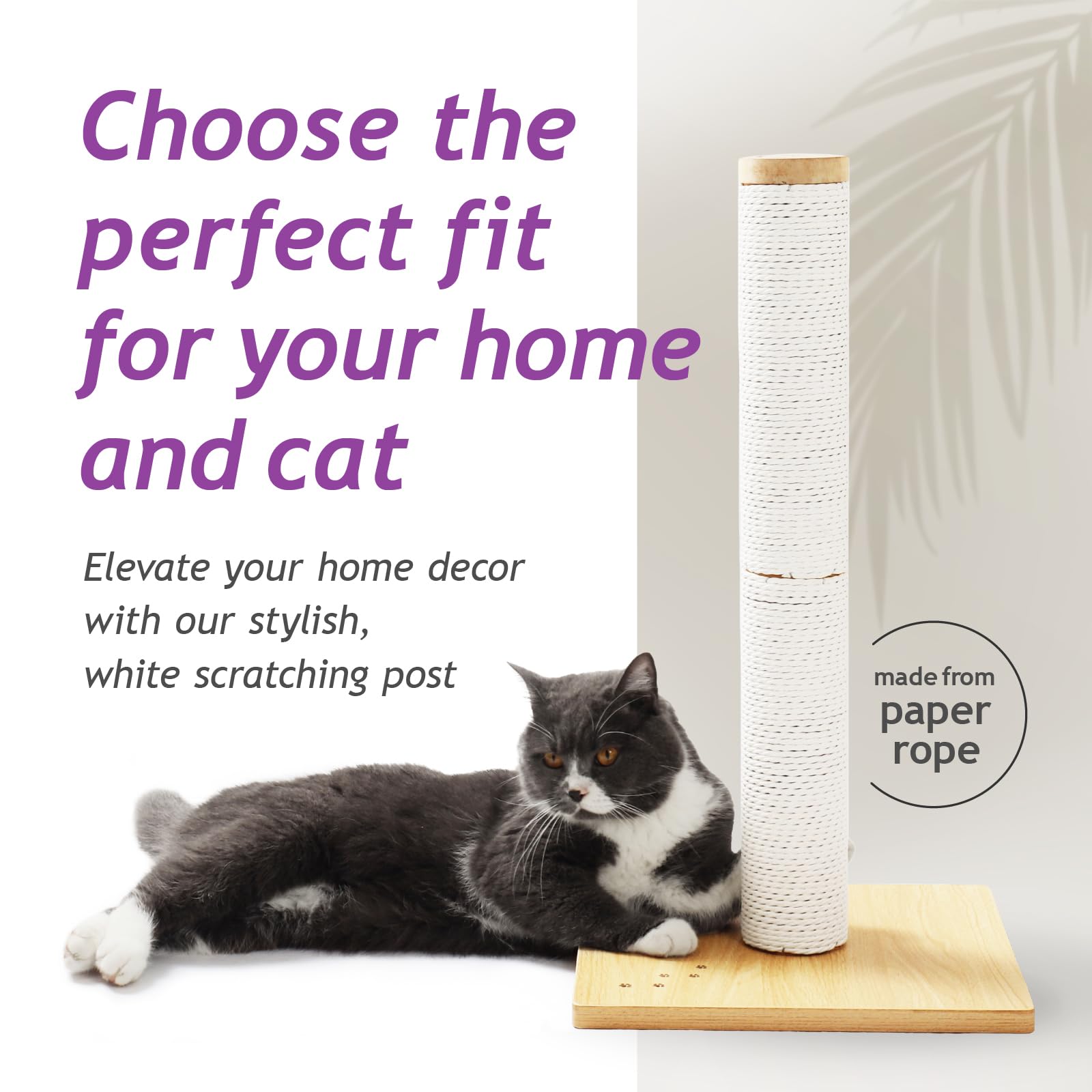 NECOICHI paper rope scratcher close-up shows durable, chemical-free material safe for cats.