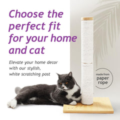 NECOICHI paper rope scratcher close-up shows durable, chemical-free material safe for cats.