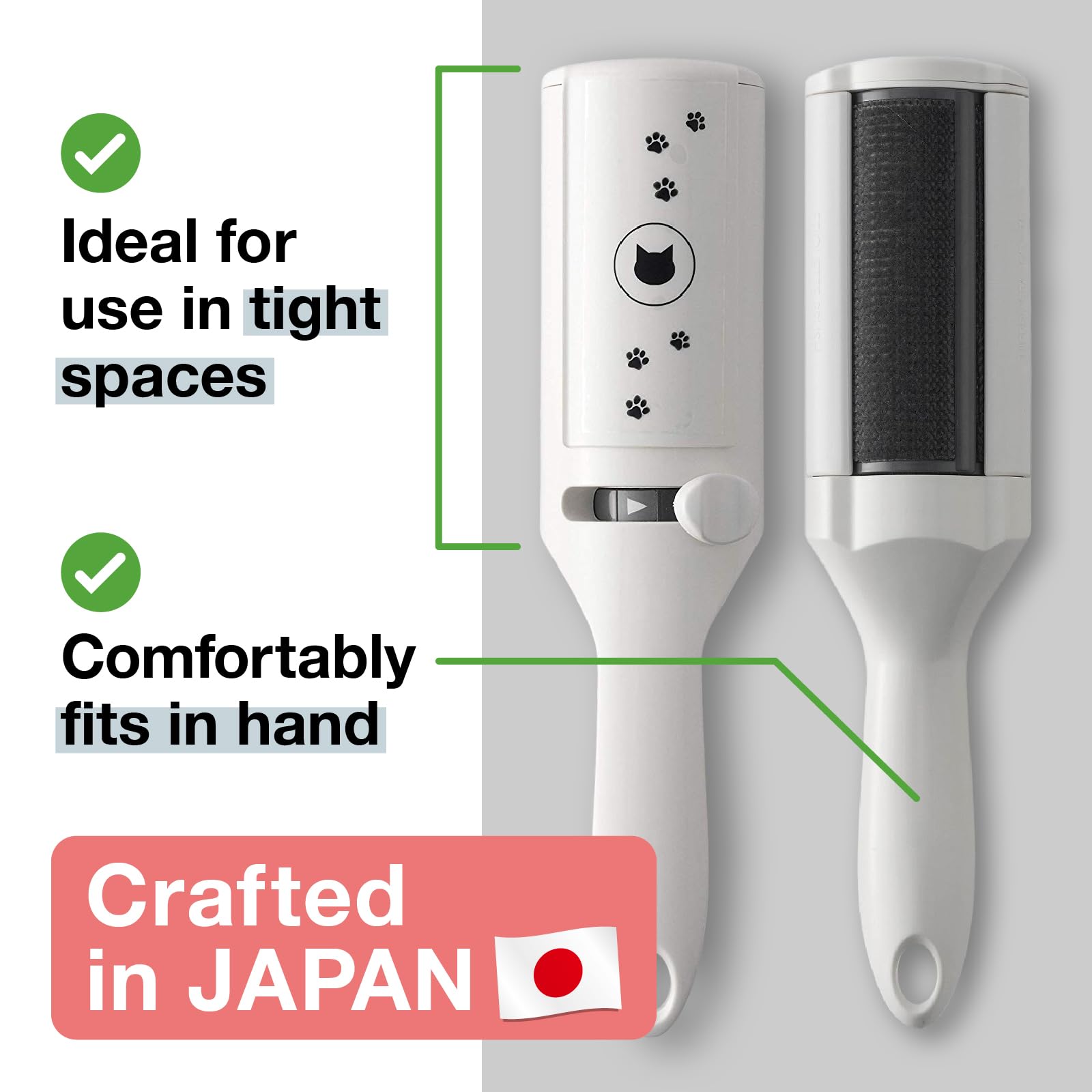 Necoichi Purrfection roller features cute paw design as a gift-worthy accessory.