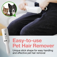 Necoichi Purrfection roller captures fur from upholstery and clothing.