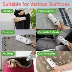 Necoichi Purrfection roller demonstrates built-in storage container for fur disposal.