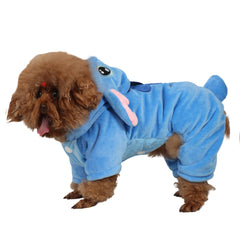 Nekewe pet costume hoodie shark design on a dog for festive dress-up and photos.