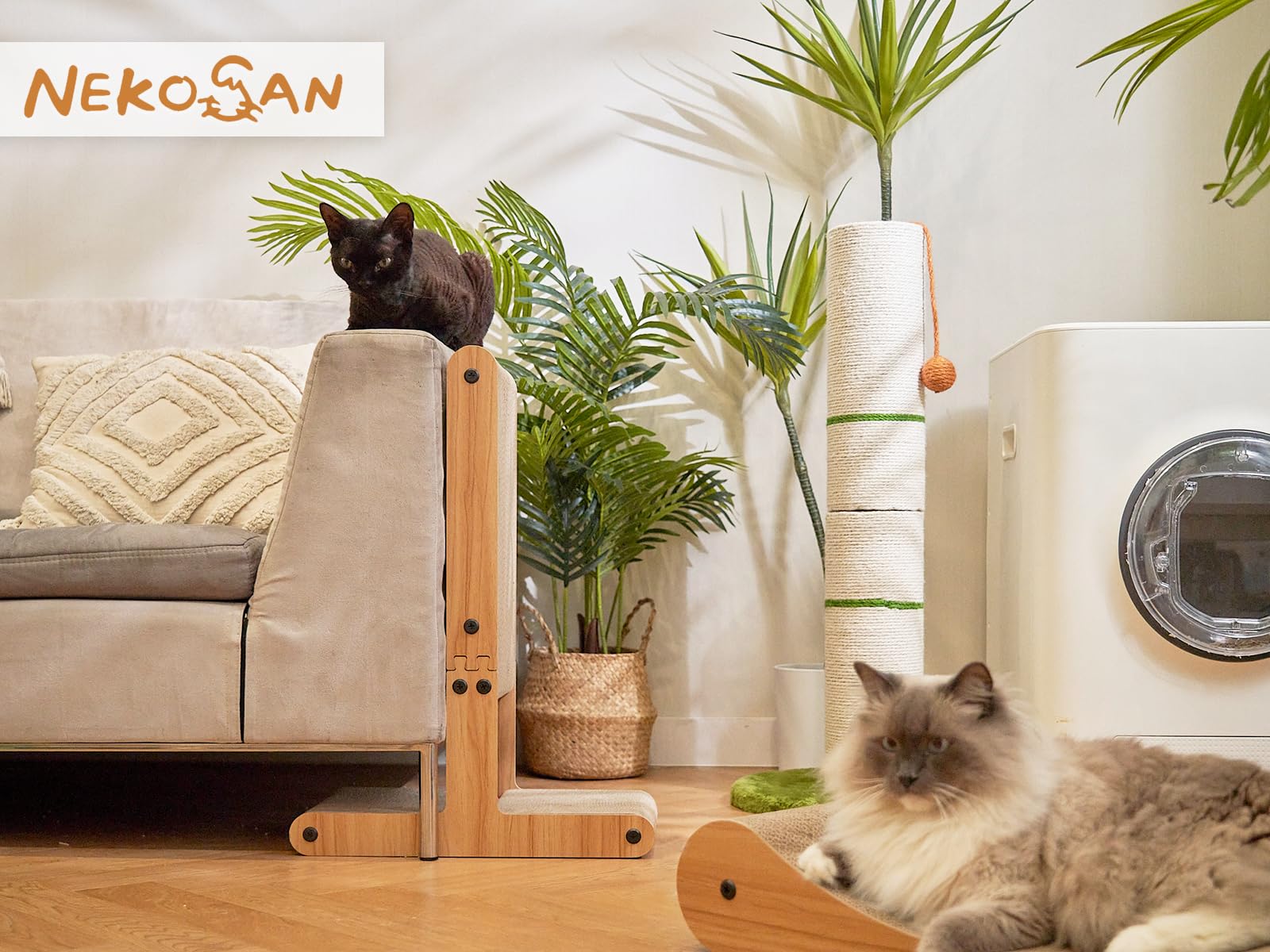Nekosan T-Shaped Scratcher assembly video and quick setup guidance.