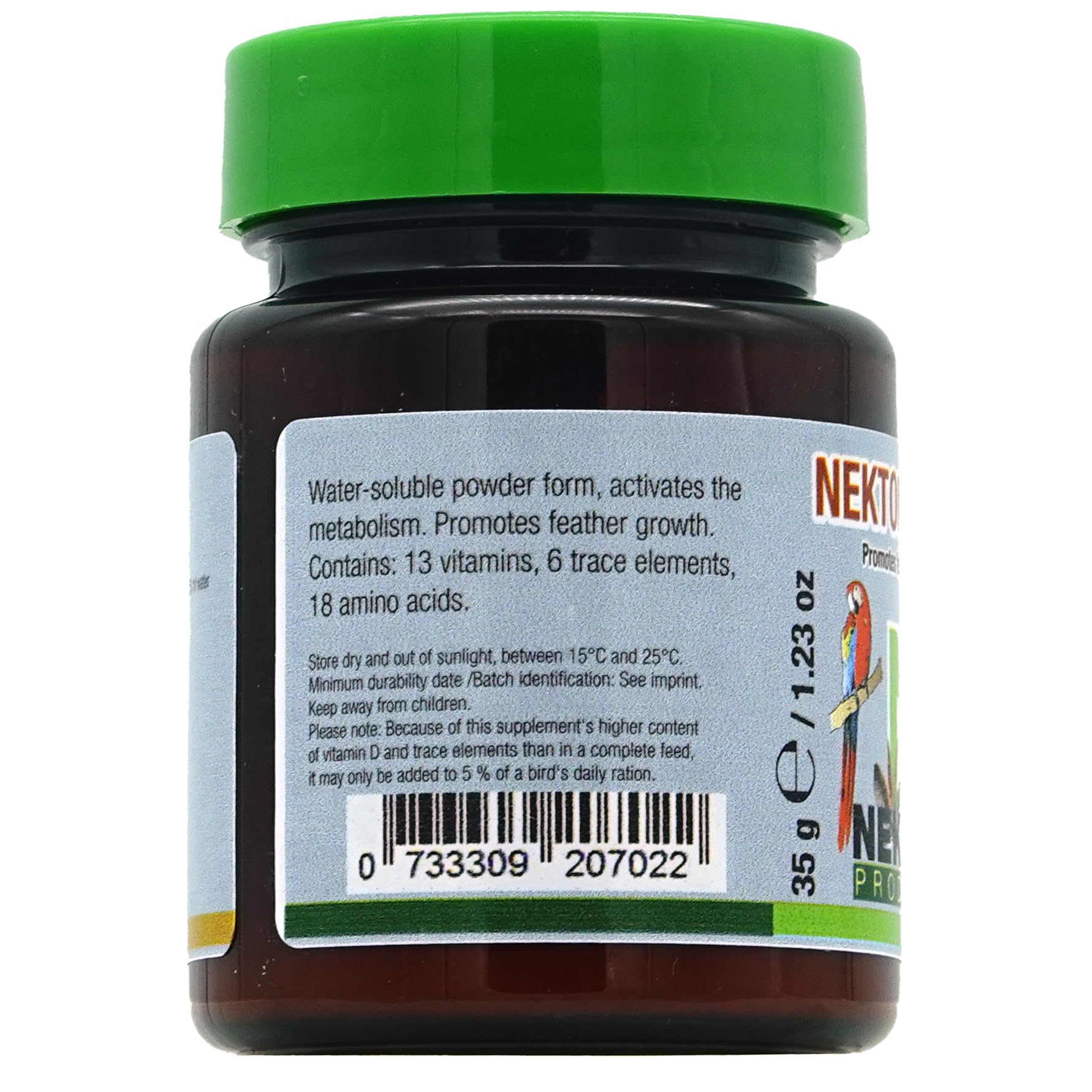 Nekton Bio dropper image illustrating easy dosing for balanced nutrition.