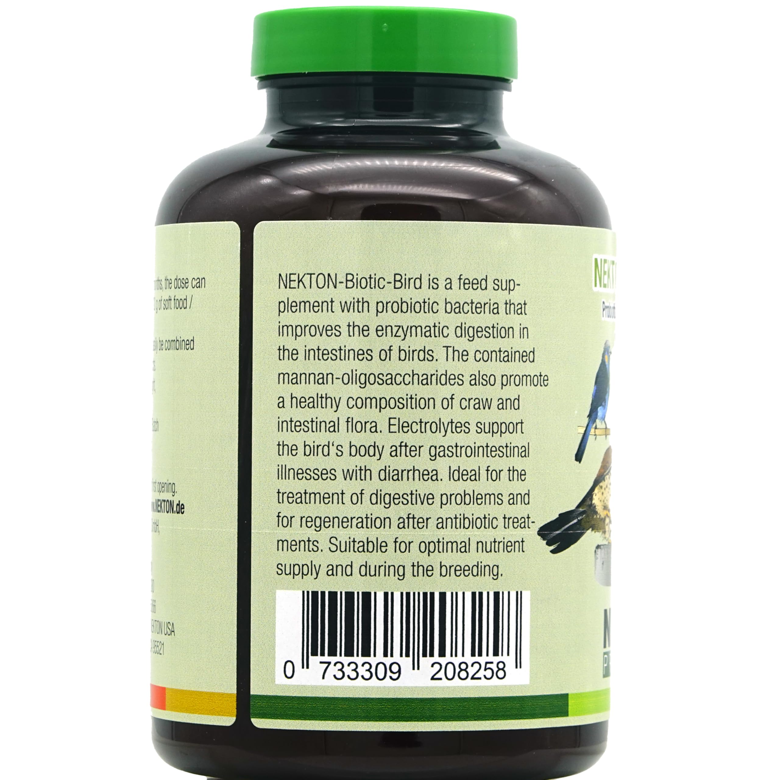 Nekton Biotic Bird Probiotic added to dish during feeding routine.