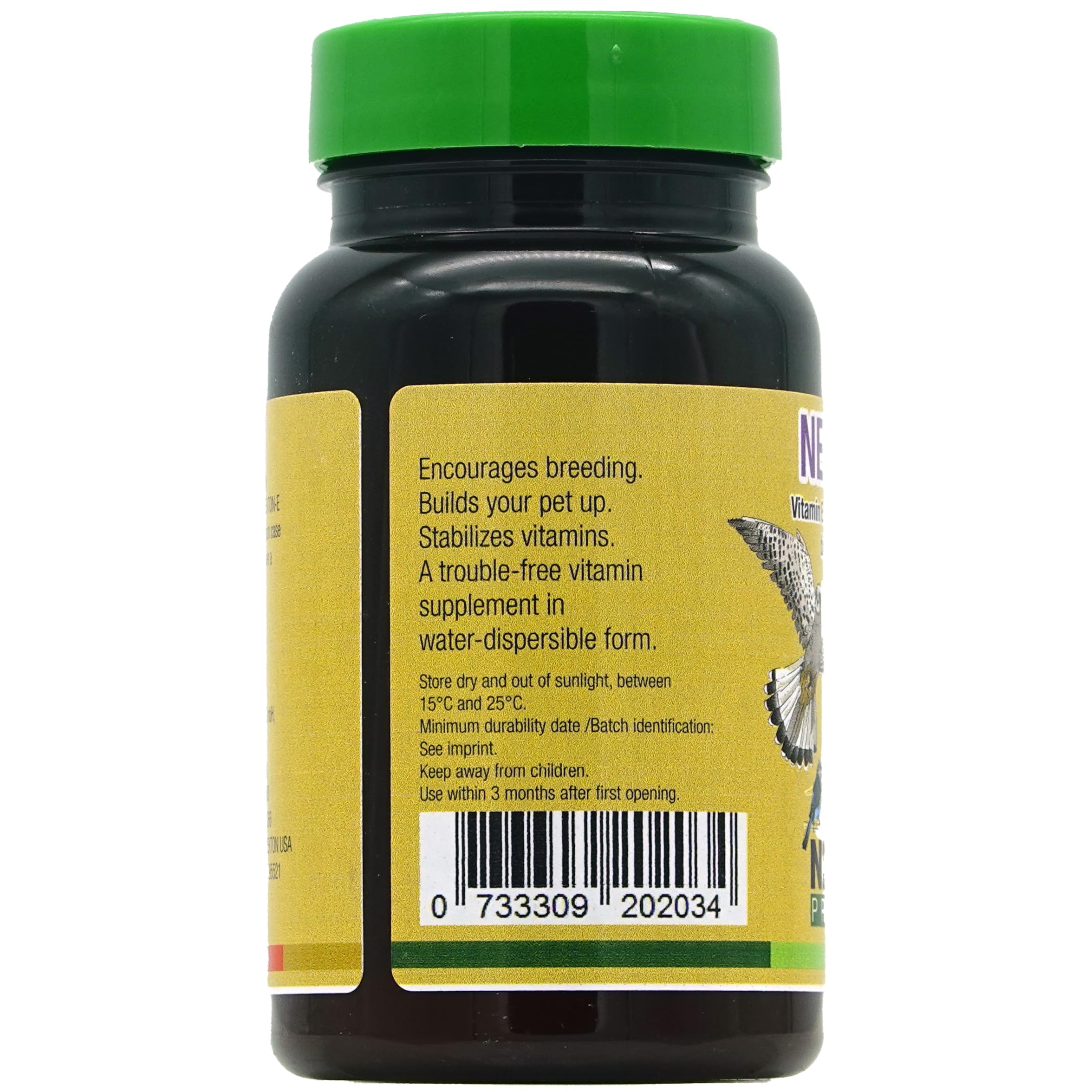 Nekton E Vitamin E for birds supports breeding season readiness.
