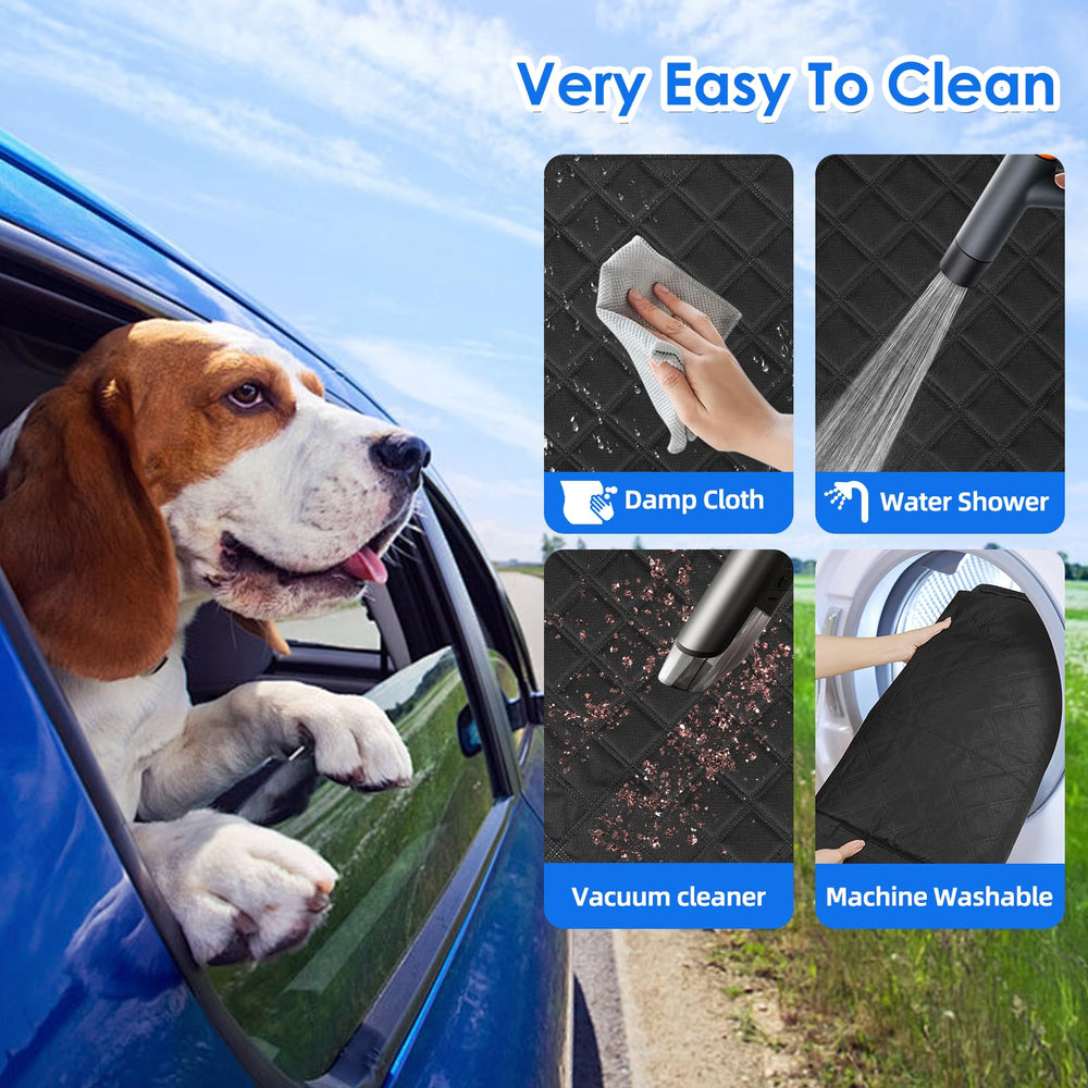 Nentik Back Seat Extender is easy to wipe, vacuum, or rinse