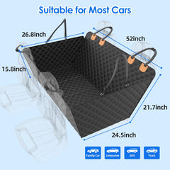 Nentik Back Seat Extender uses waterproof Oxford fabric for easy cleanup