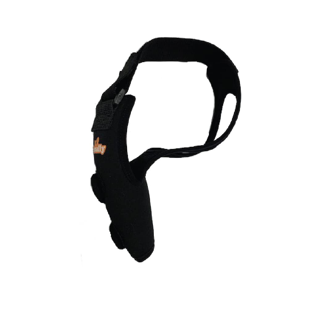 NeoAlly dog elbow brace right small side profile showing side fit and stability.