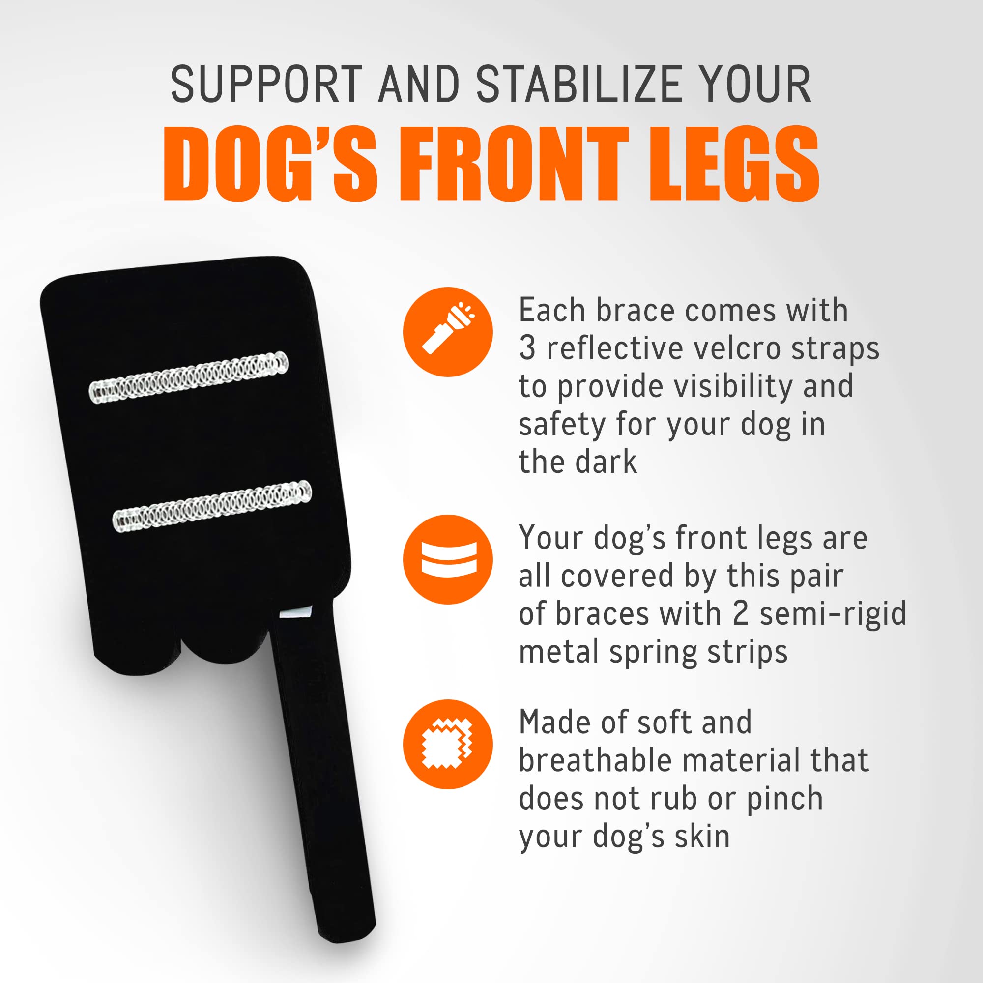 NeoAlly dog leg sleeve pair ensures balanced support for injured legs.