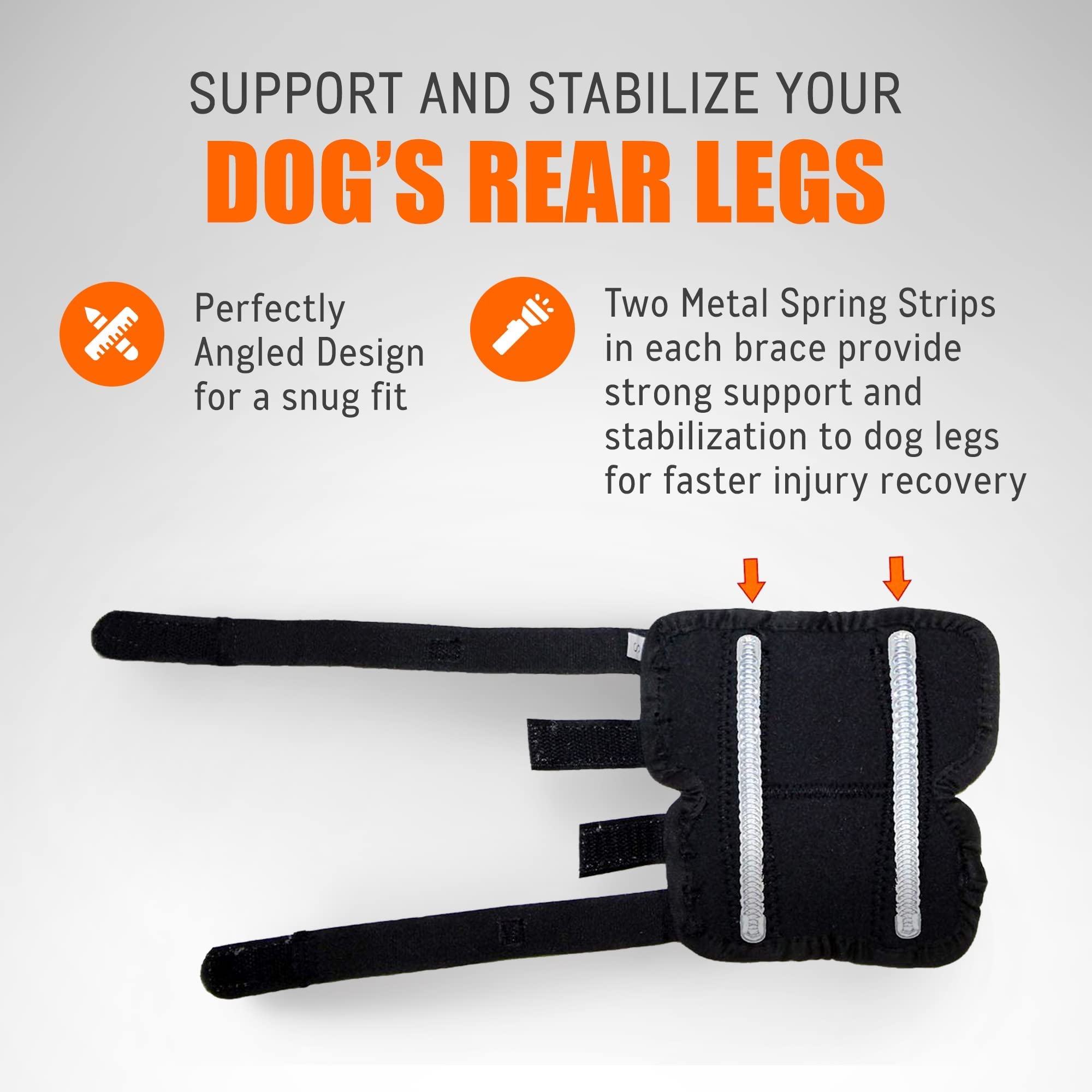 NeoAlly pair-pack option protects both hind legs during recovery.