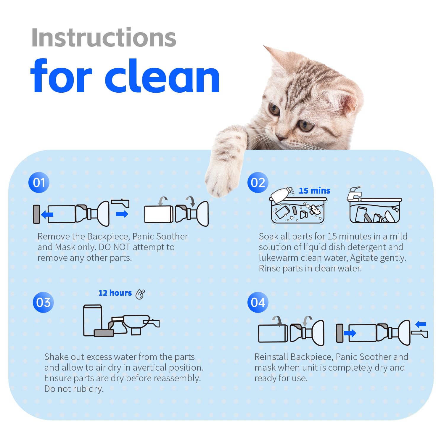 Neobay asthma-friendly spacer designed for cats with breathing challenges.