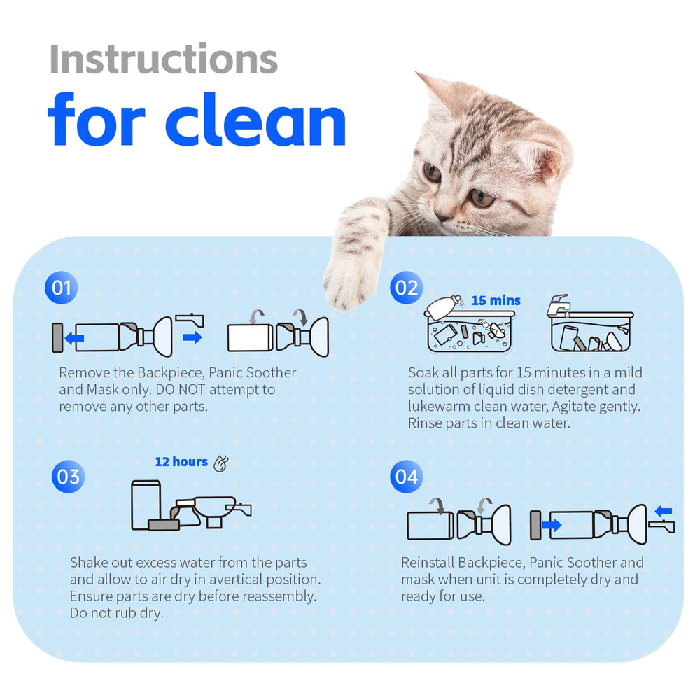 Neobay asthma-friendly spacer designed for cats with breathing challenges.