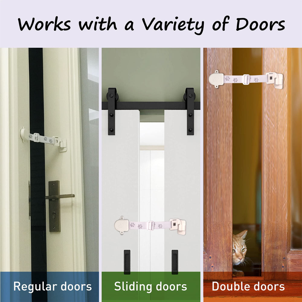 Neobay compact design blends with doors while offering practical pet separation