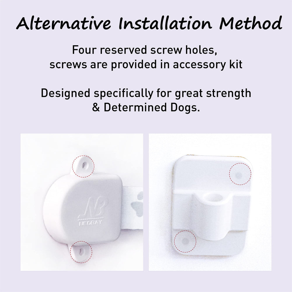 Neobay one-handed latch operation for quick access from inside or outside