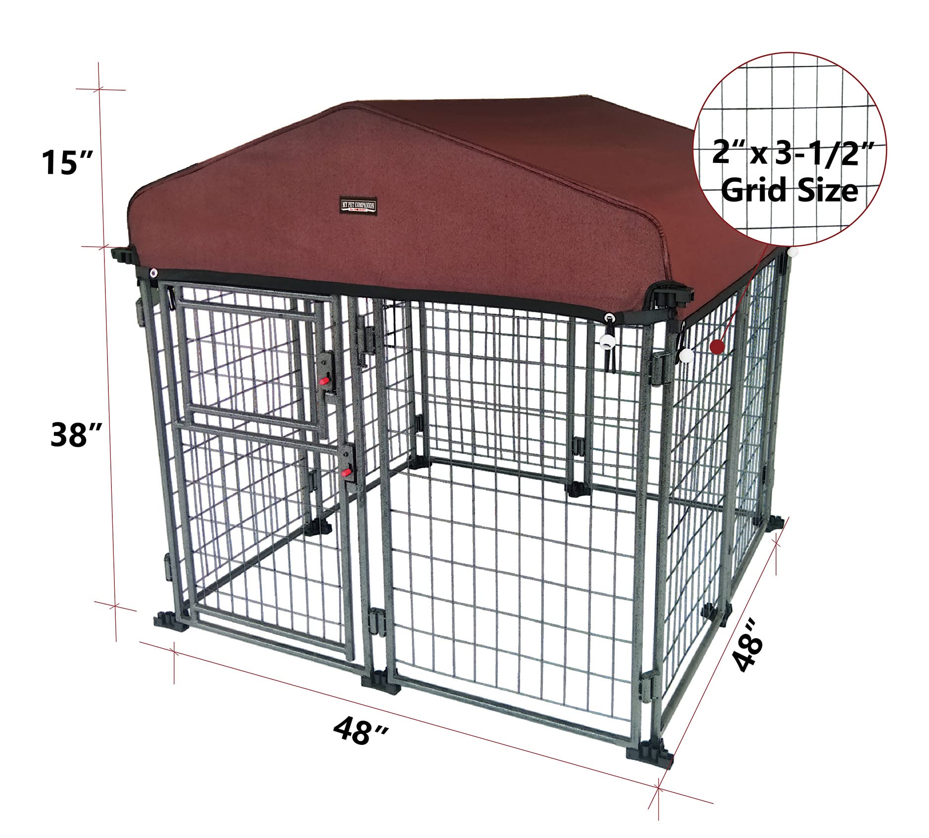 Neocraft winter-ready kennel suitable for cold conditions and protected space.