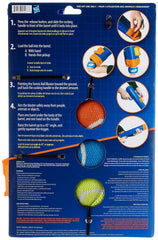 Nerf Dog Tennis Ball Blaster hands-free pickup feature reduces bending.