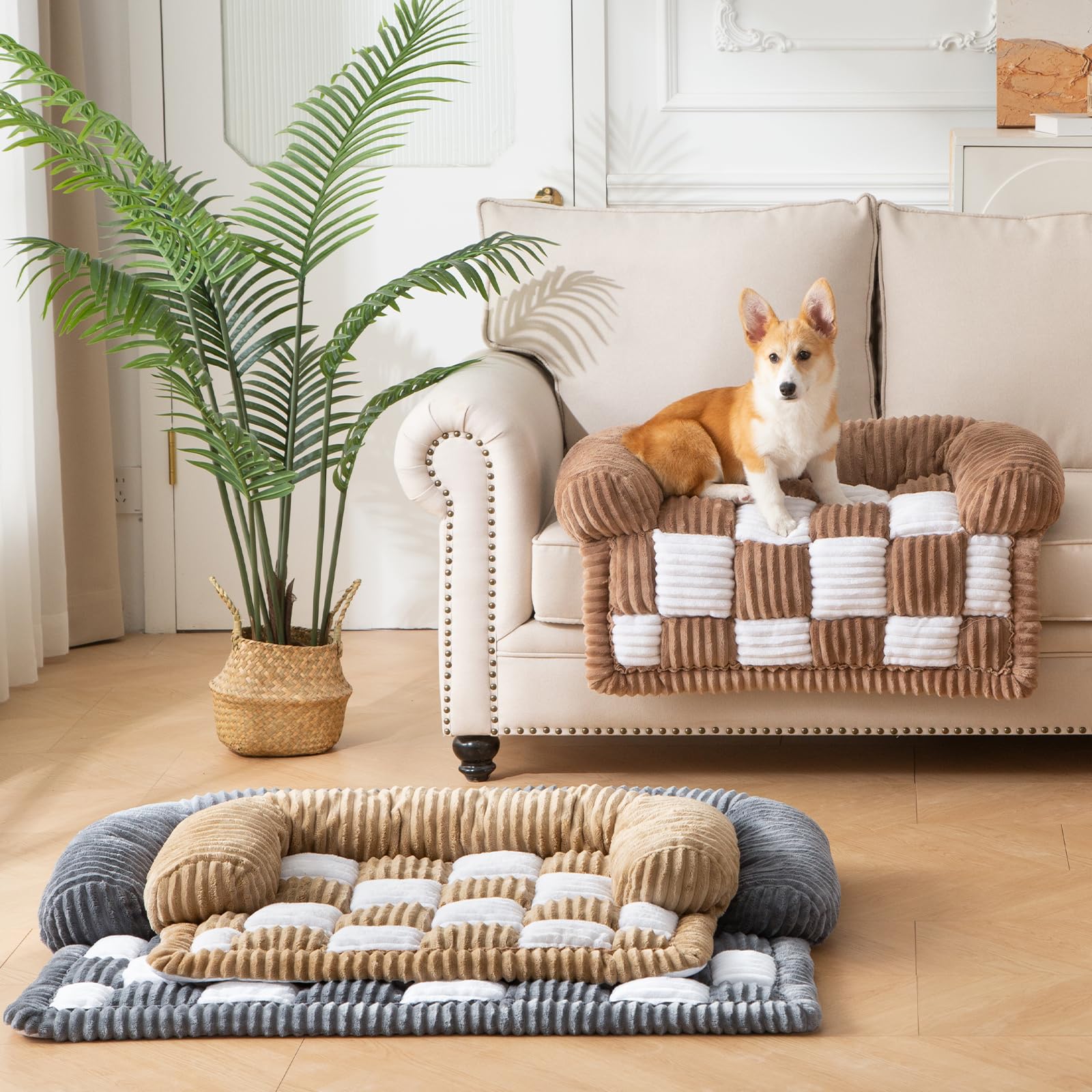 NestlyMoly couch-protection mat shields furniture from spills and claws.
