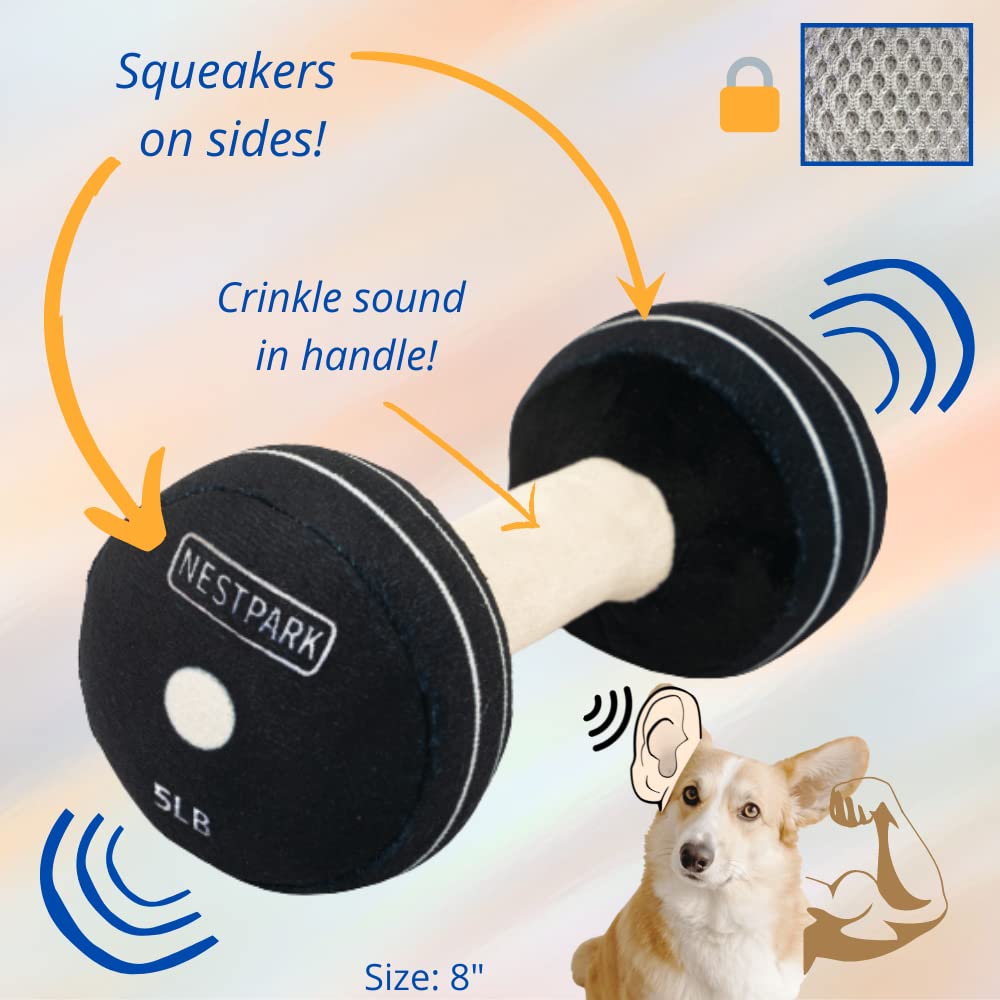 Nestpark Doggy Dumbbell birthday party setup highlighting gift moment
