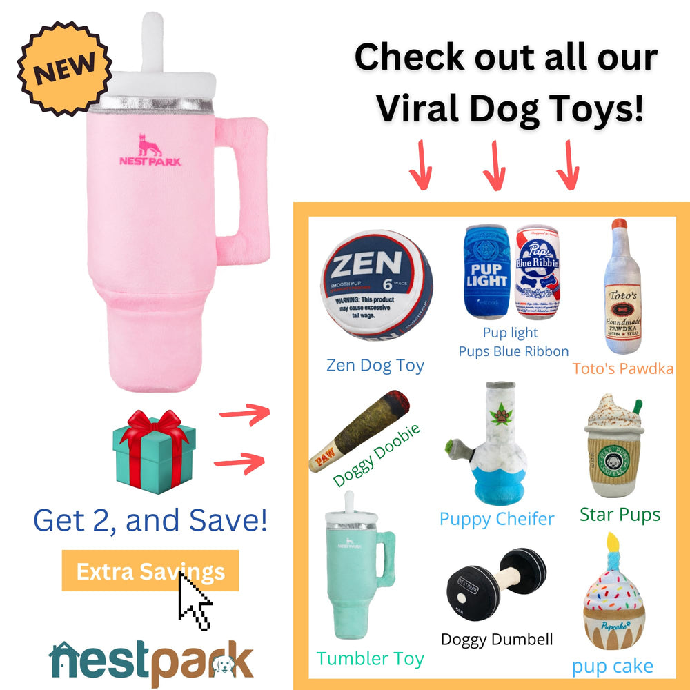 Nestpark gift-worthy dog toy pink dusk sparks joy during birthdays and playtime