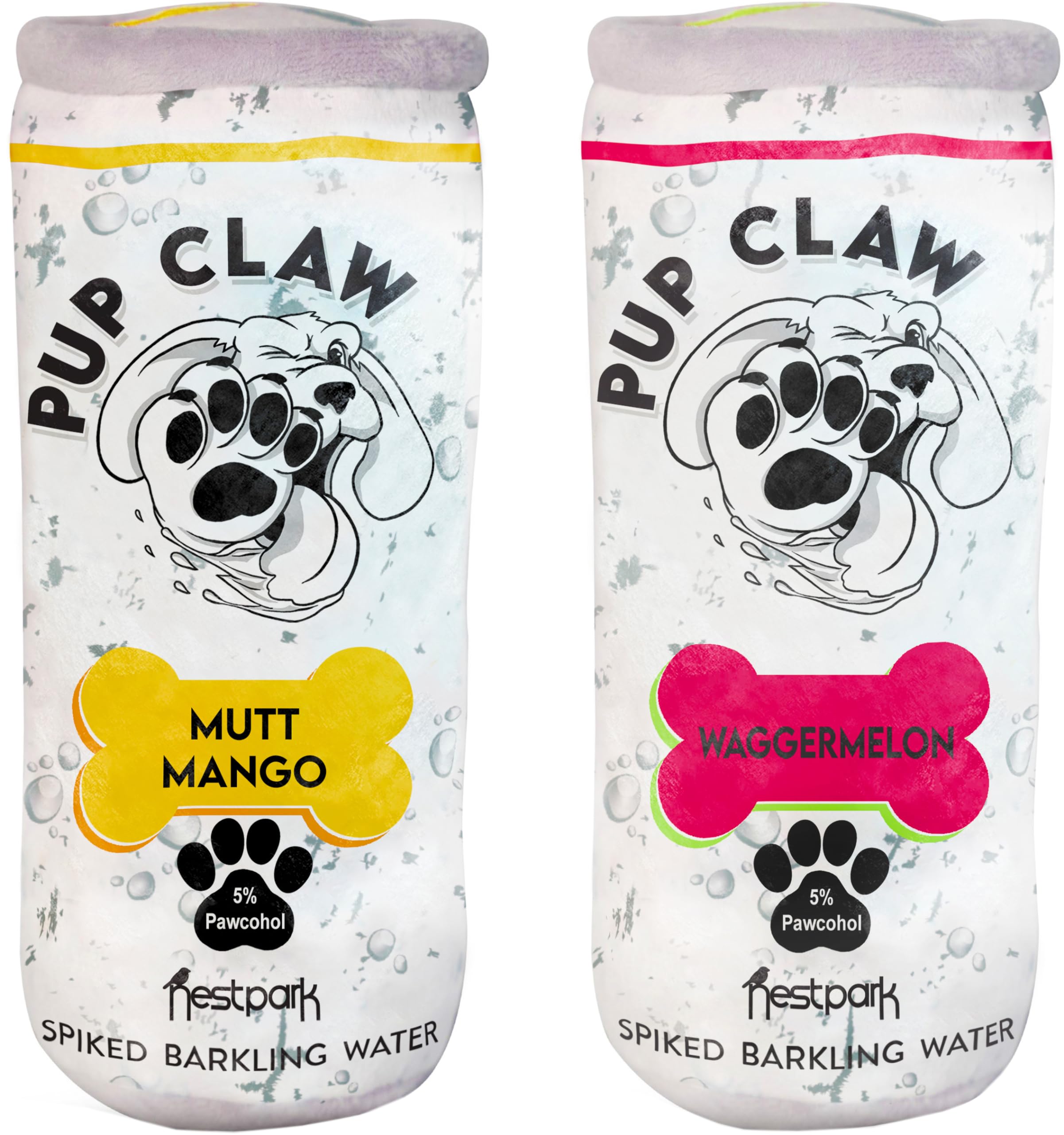 Nestpark juguete perro patitas peluche tropical conjunto: entretenimiento suave para mordisqueos