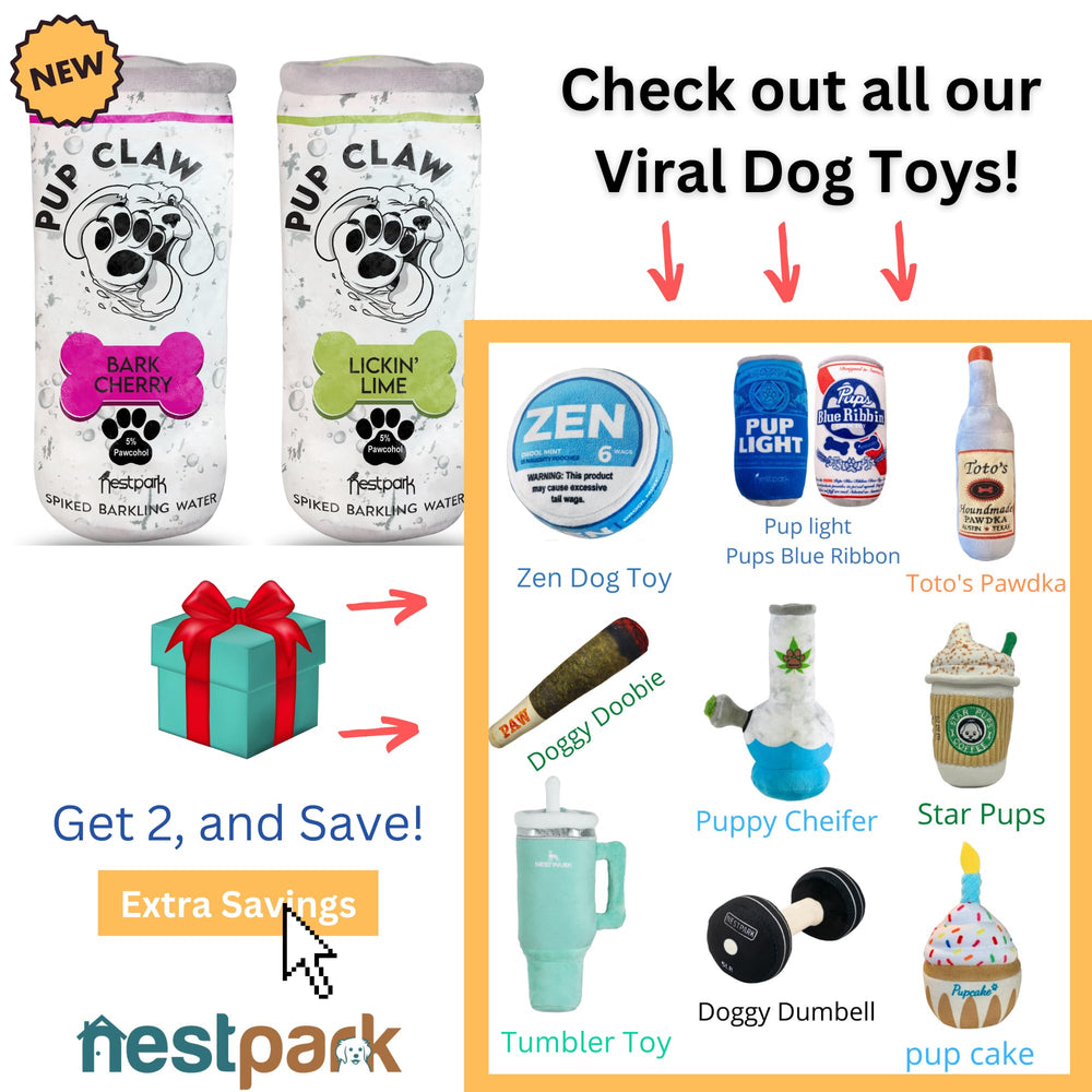 Nestpark tamaño 7 pulgadas, perfecto para perros pequeños, medianos y grandes