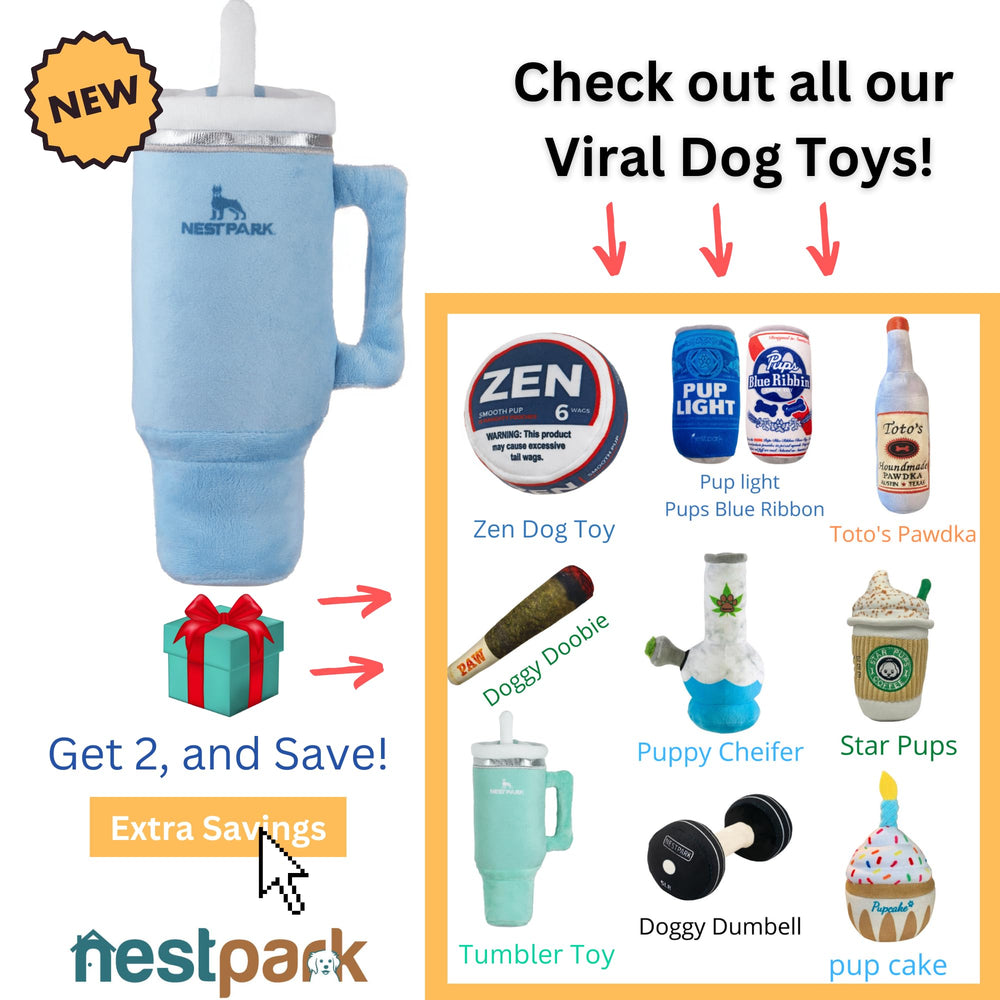 Nestpark Tumbler Dog Toy makes a playful birthday gift for dogs.
