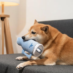 Nestpark Tumbler Dog Toy durable plush with inner mesh for tough chewers.