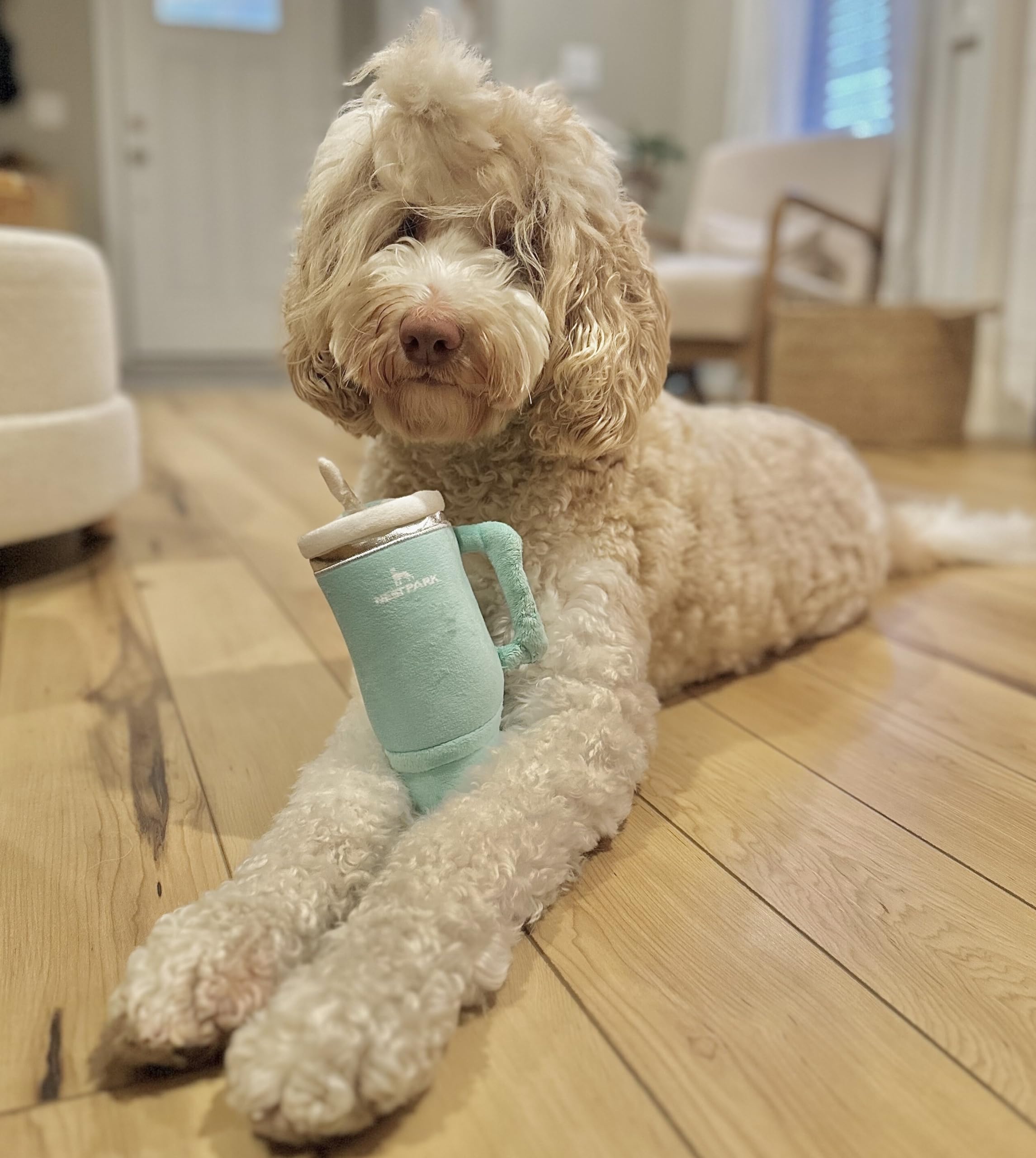 Nestpark Tumbler Dog Toy - inner mesh durability reduces easy tearing.