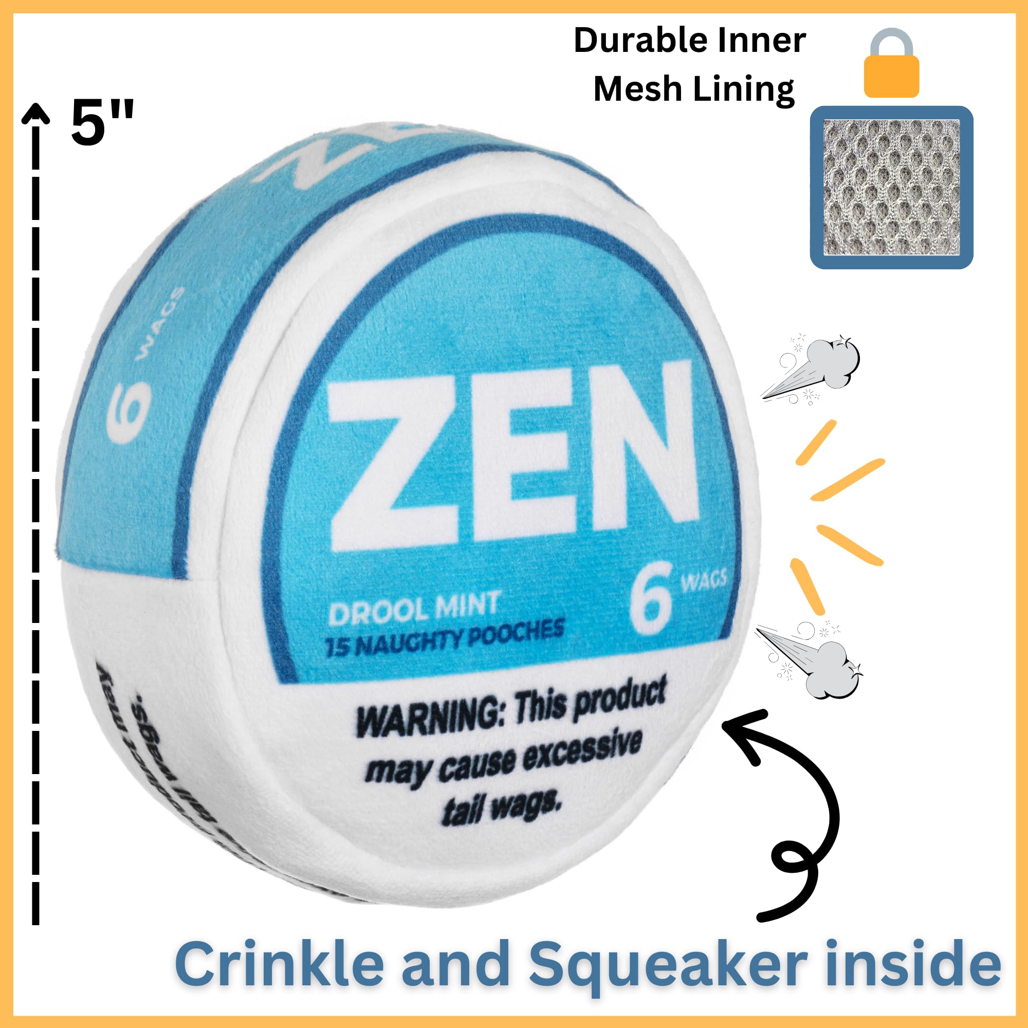 Nestpark Zen Pupper Deckies drool-mint color adds playful vibes
