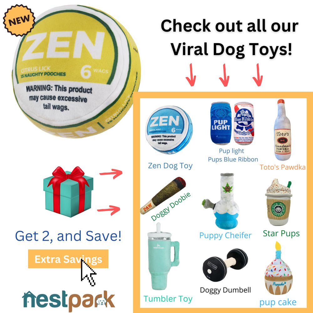 Nestpark Zen Pupper Deckies gift-ready packaging ideal for dog lovers.