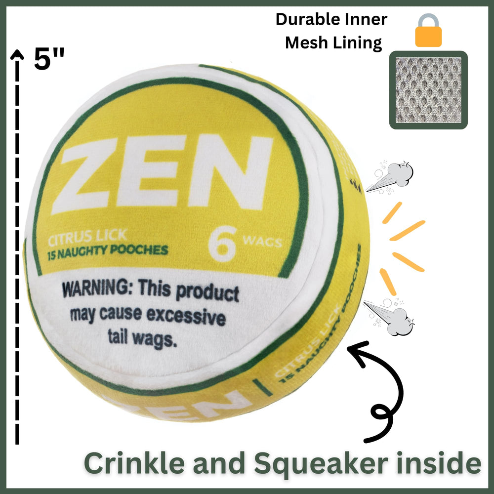 Nestpark Zen Pupper Deckies 5 inch size fits small to large dogs.