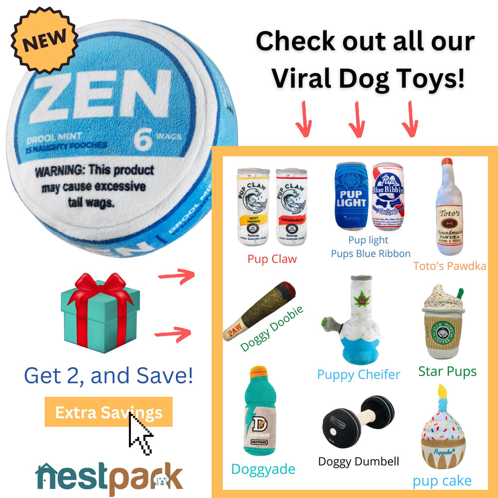 Nestpark Zen Pupper Deckies gift-ready packaging for birthdays