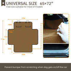 NESTROAD nonslip bottom keeps liner in place on backseat.