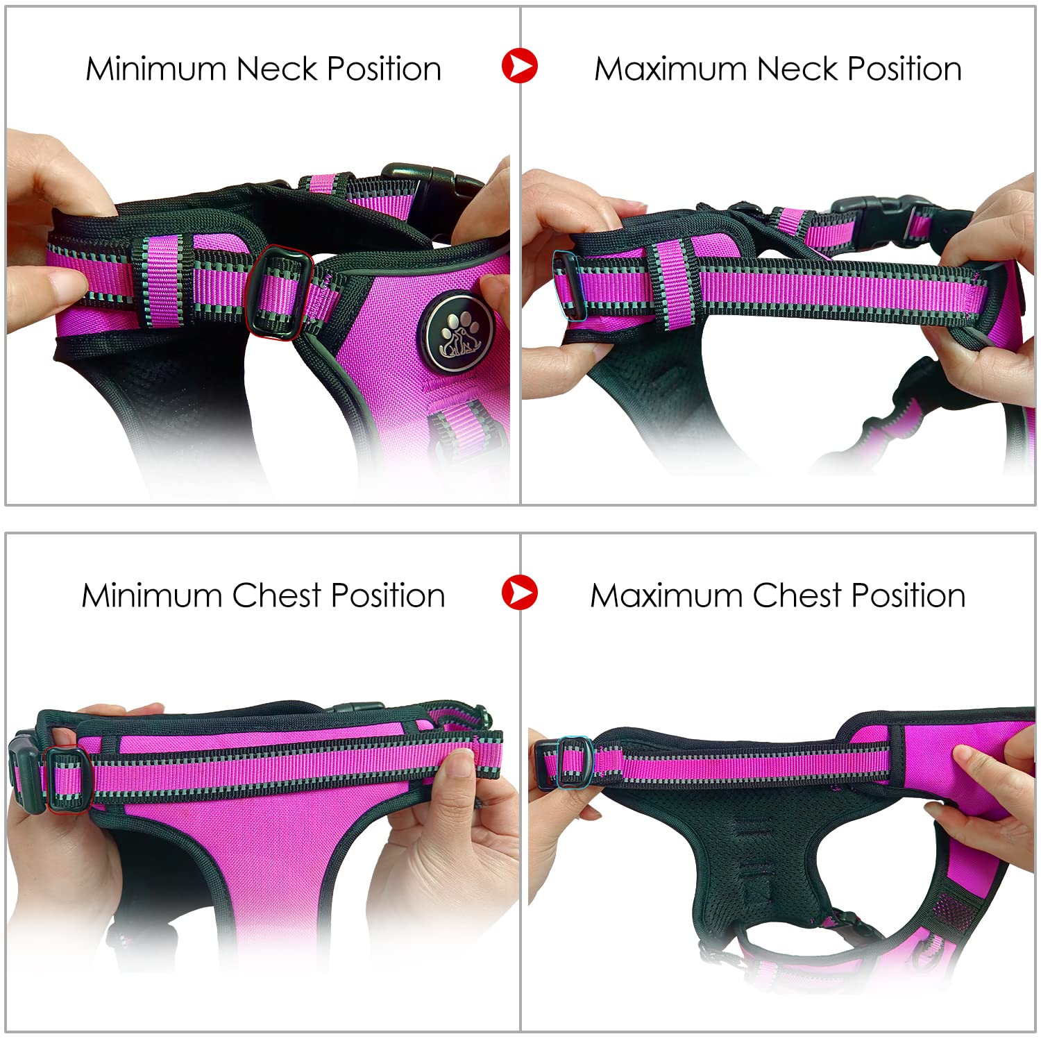 NESTROAD Dog leash and seatbelt set supports secure strolls with versatile attachment options.