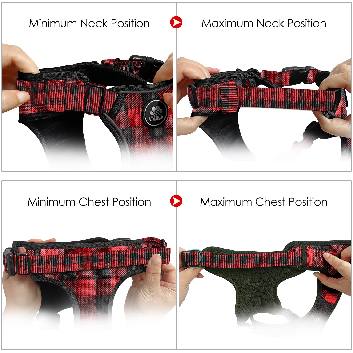 NESTROAD reflective strip visible for nighttime safety during walks