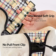 Nestroad no pull harness padded webbing protects skin during active strolls