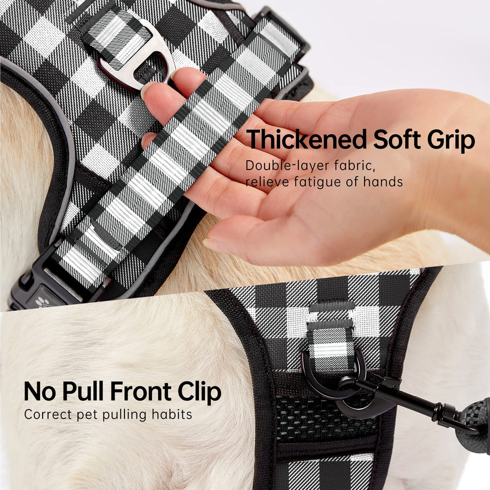 NestROAD padded breathable mesh harness keeps dogs cool on long walks