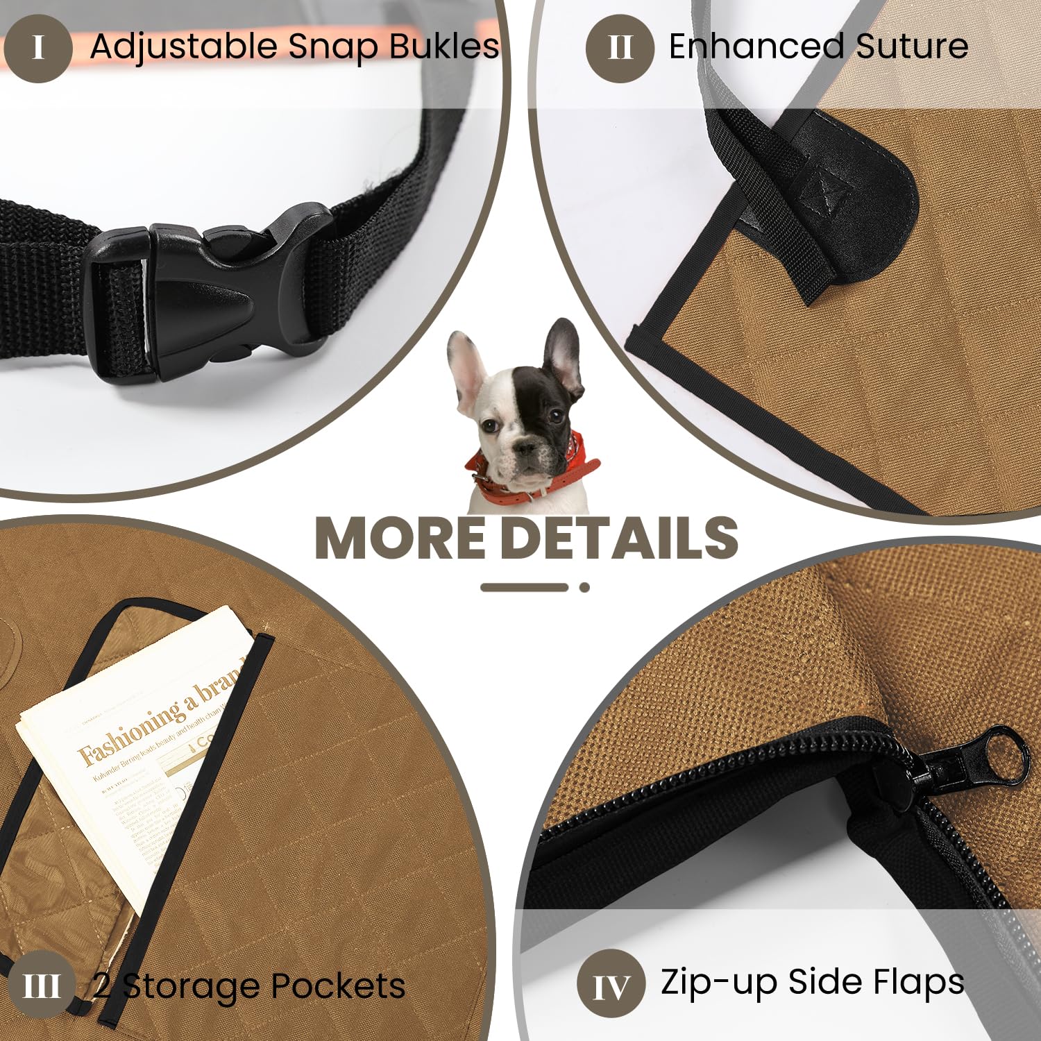 NESTROAD waterproof surface protecting seats from spills and mess.