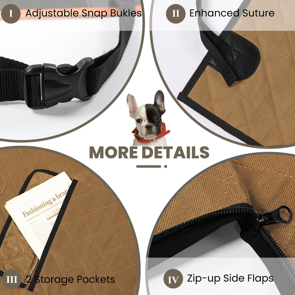 NESTROAD waterproof surface protecting seats from spills and mess.
