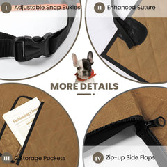 NESTROAD waterproof surface protecting seats from spills and mess.
