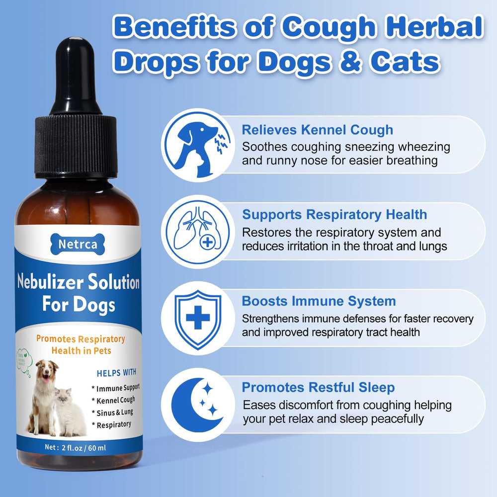 Netrca Natural Nebulizer Solution used with a pet diffuser for seasonal relief.