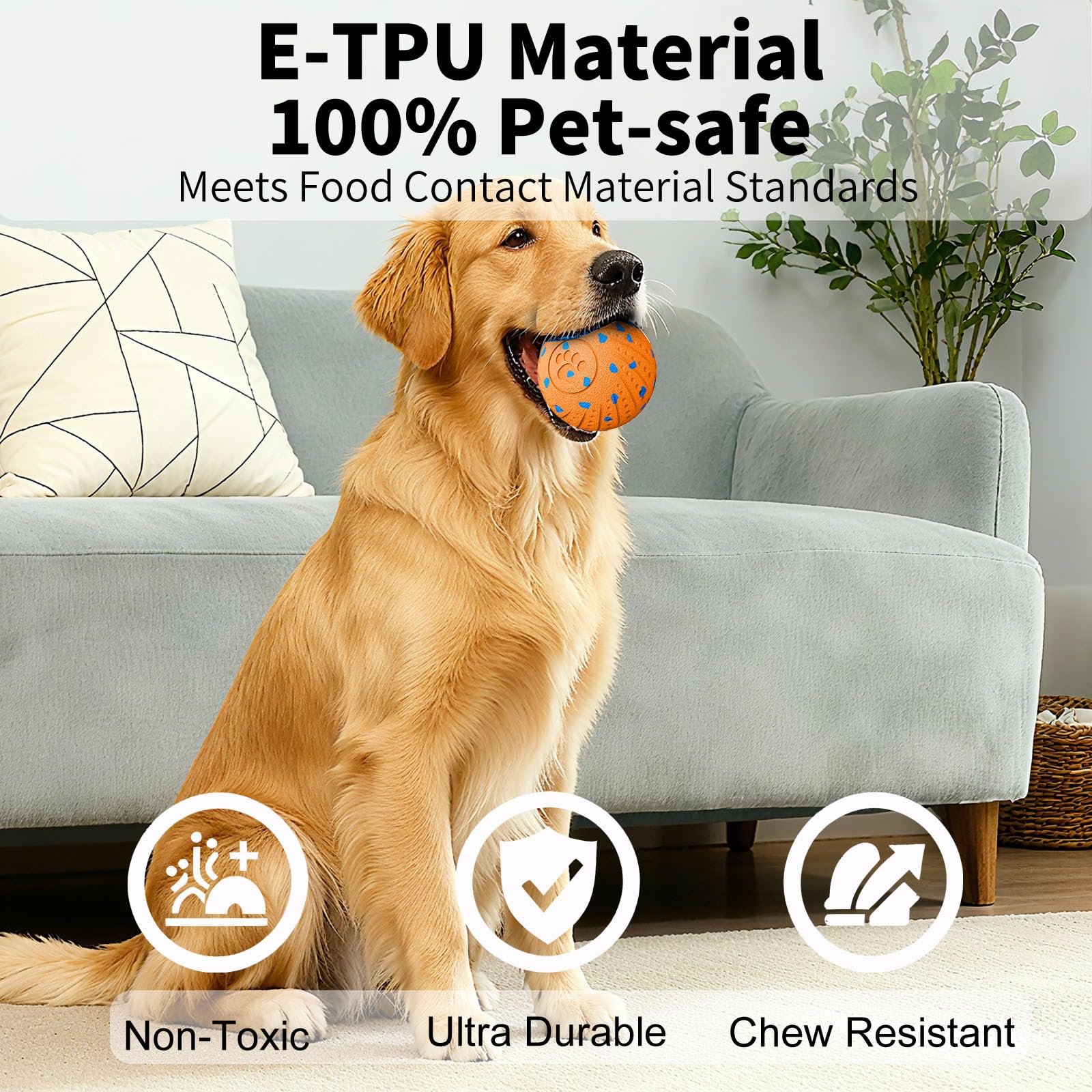 NETRCO 2025 E-TPU material offers durable chew surface
