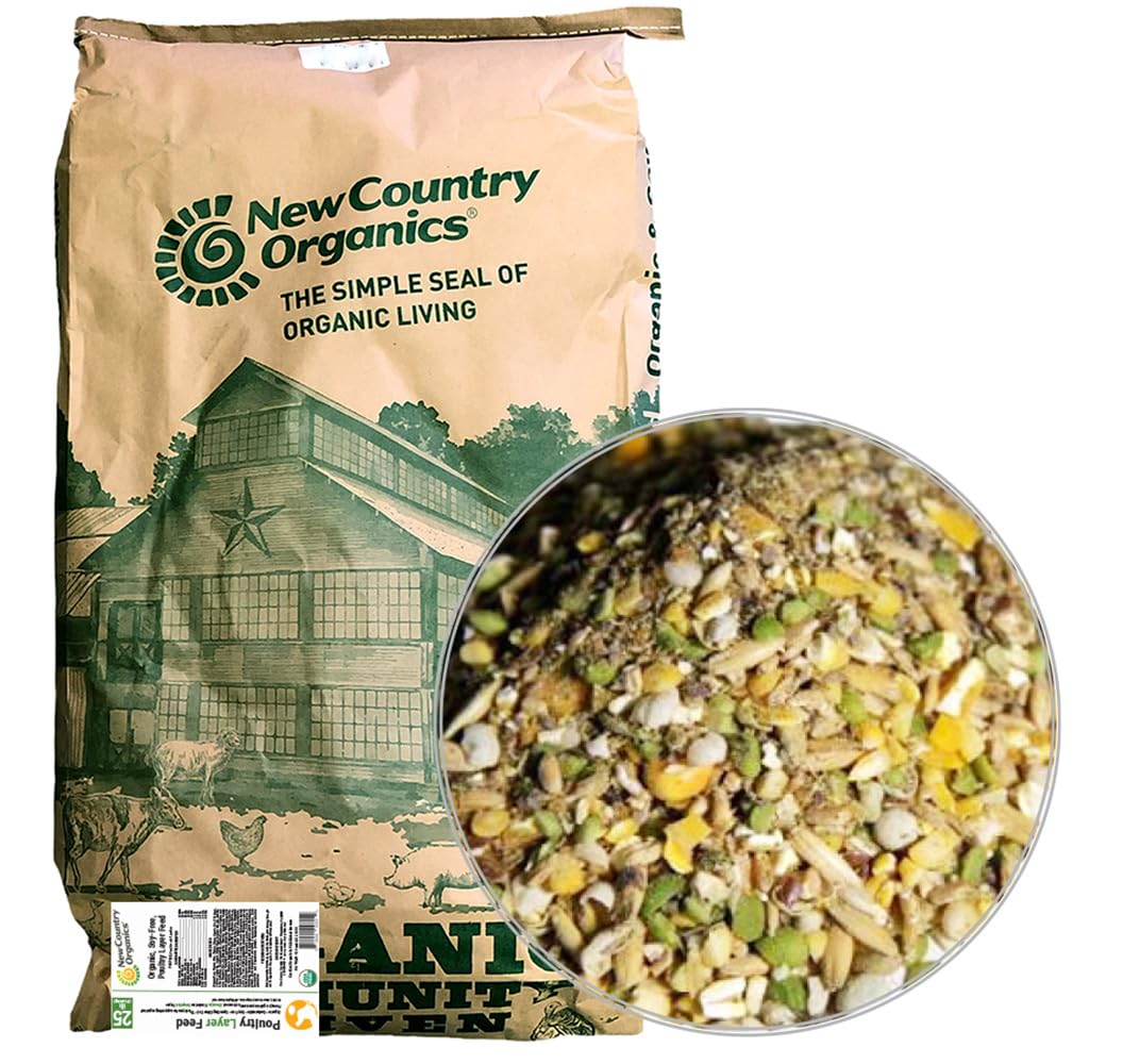New Country Organics Classic Layer Feed bag for hens with organic nutrition