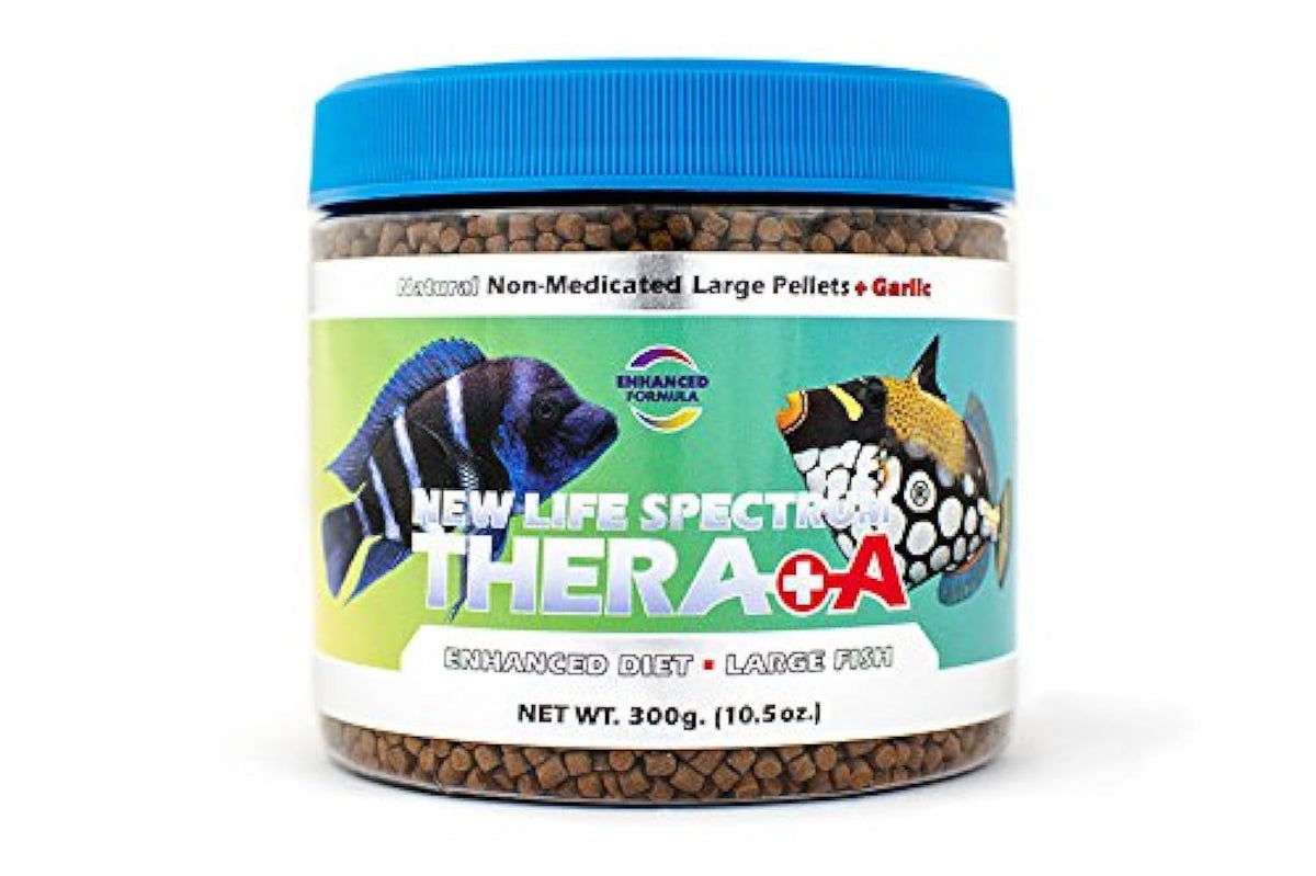 New Life Spectrum Thera A Large 300g pellets close-up for enhanced fish resilience and nutrition