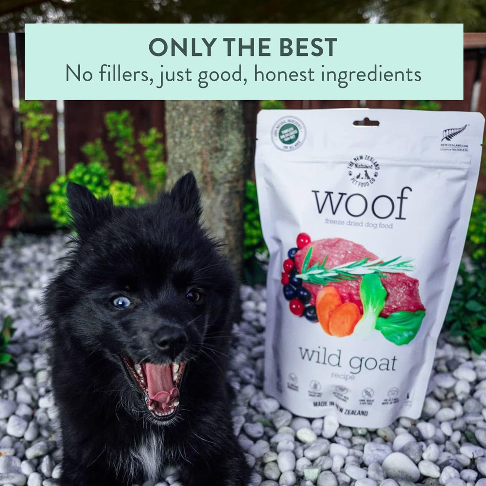 WOOF freeze-dried ingredients close-up highlighting NZ superfoods.