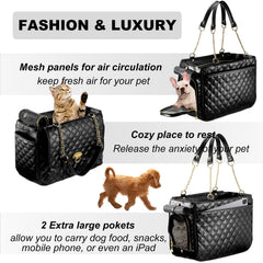 NewEle interior plush cushion keeps small dogs cozy during travel