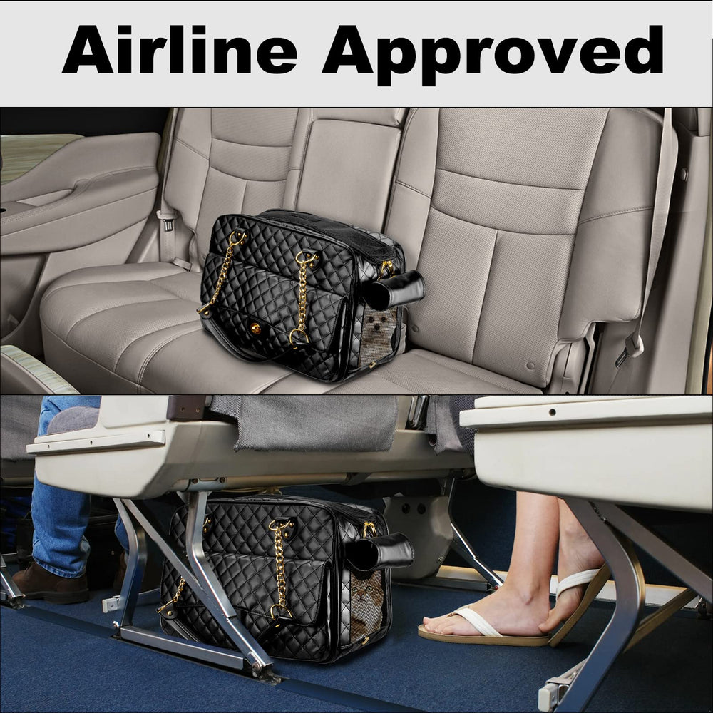 NewEle inner leash and cushion show secure, cozy space for small pets.